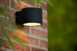 Lucide Oxford Outdoor Up & Down Wall Light Black - thumbnail 3