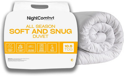 Night Comfort Nightcomfort Soft And Snug 10.5 Tog All Season Microfibre Duvet - image 1