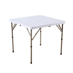 Home Source Indoor Outdoor 86Cm Square Folding Trestle Table White - thumbnail 4