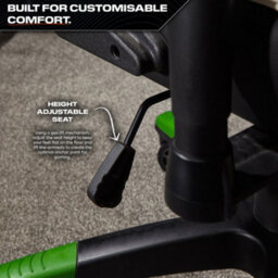 X Rocker Agility Compact Ergonomic Esports Gaming Chair For Juniors - Black / Green - thumbnail 5