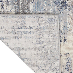 Abstract Ivory Grey Blue Modern Rug For Living Room Bedroom & Dining Room-274Cm X 366Cm - thumbnail 6