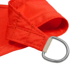 Kookaburra 5.4M Square Waterproof Red Garden Patio Sun Shade Sail Canopy 98% Uv Block With Free Rope - thumbnail 3