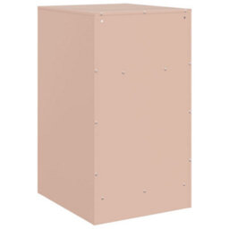 Berkfield Bedside Cabinets 2Pcs Pink 34.5X39X62 Cm Steel - thumbnail 9