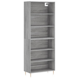 Berkfield Highboard Grey Sonoma 69.5X32.5X180 Cm Engineered Wood - thumbnail 2