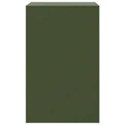 Berkfield Bedside Cabinets 2 Pcs Olive Green 34.5X39X62 Cm Steel - thumbnail 8