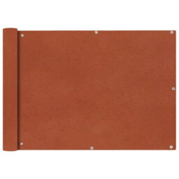 Berkfield Balcony Screen Oxford Fabric 75X600 Cm Terracotta - thumbnail 1