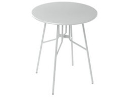 Wyld And Coco Grey Iron Round Dining Table 64Cm - Compact Outdoor Balcony And Patio Table - thumbnail 1