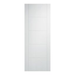 Lpd Vancouver Unglazed Modern White Internal Chipboard Fire Door, (H)1981mm (W)762mm (T)44mm - thumbnail 2