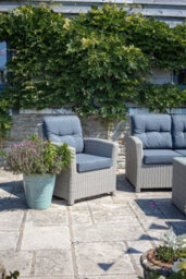 Statement Furniture Cannock Rattan Garden Furniture 6Pc Sofa Armchairs Coffee Table Ottomans, Patio Set - thumbnail 5