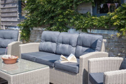 Statement Furniture Cannock Rattan Garden Furniture 6Pc Sofa Armchairs Coffee Table Ottomans, Patio Set - thumbnail 6