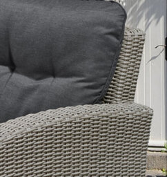 Statement Furniture Cannock Rattan Garden Furniture 6Pc Sofa Armchairs Coffee Table Ottomans, Patio Set - thumbnail 2