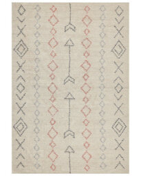 Wyld And Coco Casanova Beige Hand-Tufted Cotton Rug 160 X 230 Cm - Low Pile Geometric - thumbnail 1