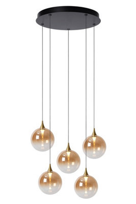 Lucide Premium Gisela Pendant Light Diameter 48Cm Led Dim. 2700K - Amber - image 1