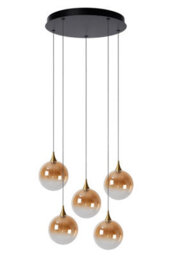 Lucide Premium Gisela Pendant Light Diameter 48Cm Led Dim. 2700K - Amber - thumbnail 3