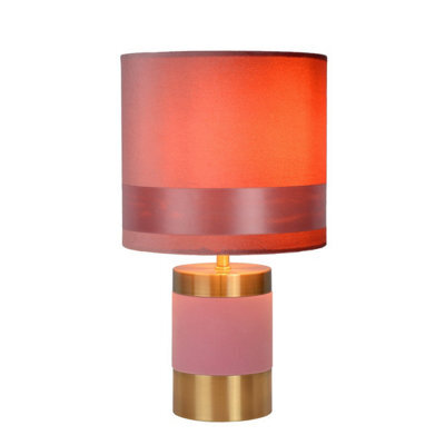 Lucide Extravaganza Frizzle Table Lamp Pink - image 1