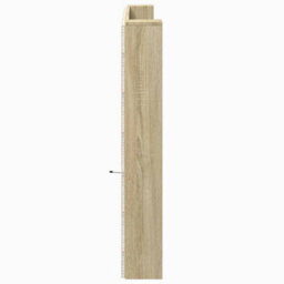 Berkfield Headboard Cabinet With Led Sonoma Oak 220X16.5X103.5 Cm - thumbnail 7