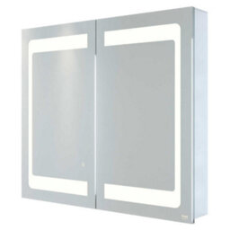 RAK Ceramics Rak Aphrodite 800X700mm Illuminated Bathroom Mirror Cabinet With Touch Sensor, Demister & Shaving Socket, Ip44