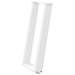 Berkfield Console Table Legs U-Shaped 2 Pcs White 28X(72-73) Cm Steel - thumbnail 4