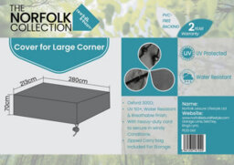Norfolk Leisure Large Corner Cover  L280Cm X W213Cm X H70Cm - thumbnail 2