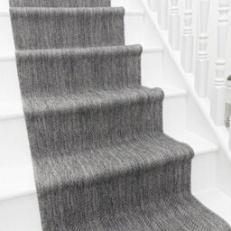 Stripes Stair Runner - Reversible, Durable & Hardwearing Carpet For Stairs & Staircases, Multiple Lengths - thumbnail 1