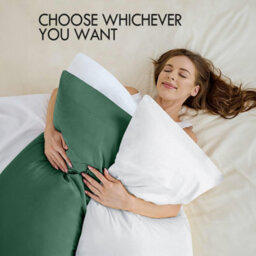 Bedlooms Dyed Pillowcase 2 Pair- Soft Plain Pillow Covers Emerald Green Envelop Closure -Easy Care Pillowcase Bedding Set 50X75 Cm - thumbnail 3