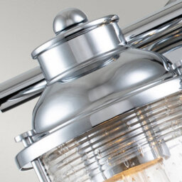 Luminosa Lighting Luminosa Kichler Ashland Bay Wall Lamp Polished Chrome, Ip44 - thumbnail 2