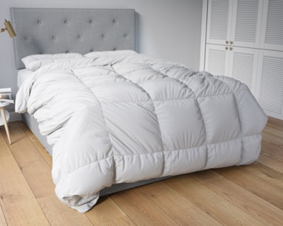 Luxury 10.5 Tog Duck Feather And Down Duvet 100% Cotton Cover - image 1