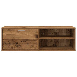 Berkfield Tv Cabinet Old Wood 120X34X37 Cm Engineered Wood - thumbnail 4