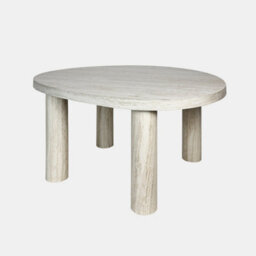 Ohs 4-Leg Engineered Wood Coffee Table Home Décor - Travertine - thumbnail 3