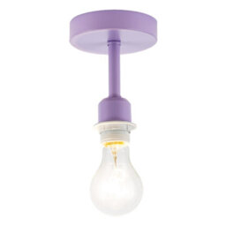 Happy Homewares Traditional Lavender Lilac Ceiling Light Fitting To Hold Lamp Shades - thumbnail 2