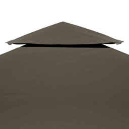 Walplus 2-Tier Gazebo Top Cover 310 G/ma 4X3 M Taupe - thumbnail 3
