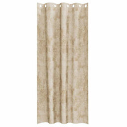 Walplus Curtain With Curtains 2 Pcs Cream 225 X 140 Cm Velvet - thumbnail 3