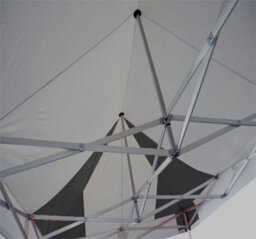 Crocodile Trading 3M X 3M Extreme 50 Commercial Instant Shelter Pop Up Gazebos Frame & Canopy - Black/silver - thumbnail 9
