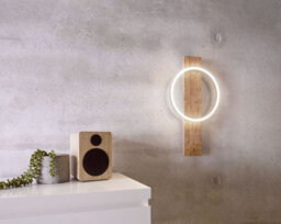 Stylish 2 Pack Black Brown Wall Lights With Rustic Shades And Led Bulbs - thumbnail 5