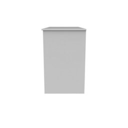Trent 3 Drawer Desk In Dusk Grey & White Matt (Ready Assembled) - thumbnail 8