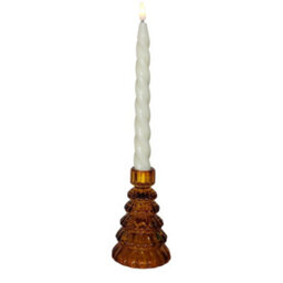 Large Christmas Tree Candle Holder - Champagne Gold - thumbnail 2