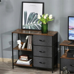 Chest Dresser Tower With 3 Drawers Storage Cabinet Organizer - thumbnail 4