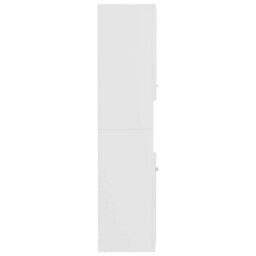 Berkfield Sturdy Bathroom Cabinet White 30X30X130 Cm Engineered Wood - thumbnail 8