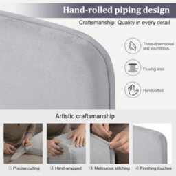 Velvet Ottoman Daybed With Storage - thumbnail 9