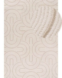 The Rugs Carmel Cream/beige Geometric Area Rug And Runner Non Shedding, Stain Resistant, Soft - thumbnail 2
