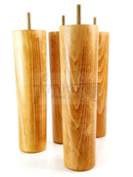 L&F Turned Wood Legs Oak Wash 230mm High Set Of 4 Replacement Furniture Bun Feet Settee Chairs Sofas Footstools M8 Pkc148 - thumbnail 7