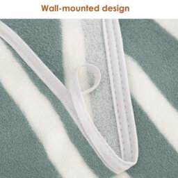 12Pcs Towel Bale Set Soft Absorbent Bathroom Towels With Elegant Woven Stripe Uk - Green - thumbnail 5