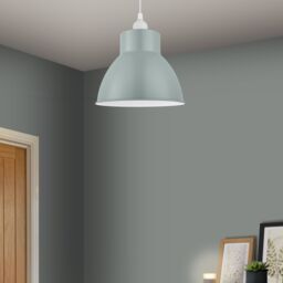 GoodHome Fulgo Blue Round Lamp Shade (D)20.8Cm - thumbnail 2