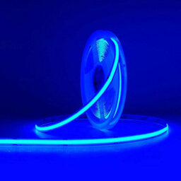 Brightex LED Brightex 5M Cob Led Strip Light 220V  Flexible Super Bright Blue Led Tape With Connector For Indoor & Outdoor Lighting