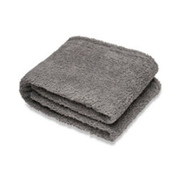 Ribbon Teddy Fleece Throw Grey (One Size)