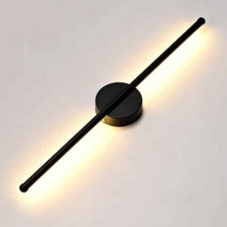 Black Led Wall Light 5400Mah With Remote Controller 1Pc - thumbnail 3