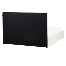 Beliani Ottoman Bed Fabric Lagord 160 X 200 Cm (Eu King Size) Off-White - thumbnail 5