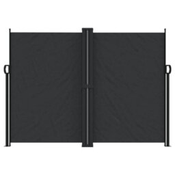 Walplus Retractable Side Awning Garden Sun Shade Canopy Gazebo For Back Door, Porch, Patio Black 180X1000 Cm - thumbnail 3