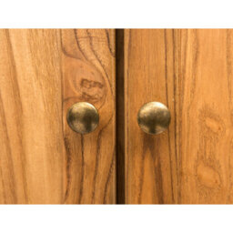 Cabinet Bits Salerno  2 Door Wardrobe Brass Knob - thumbnail 7