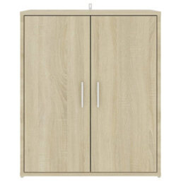 Berkfield Shoe Cabinet Sonoma Oak 60X35X70 Cm Engineered Wood - thumbnail 6
